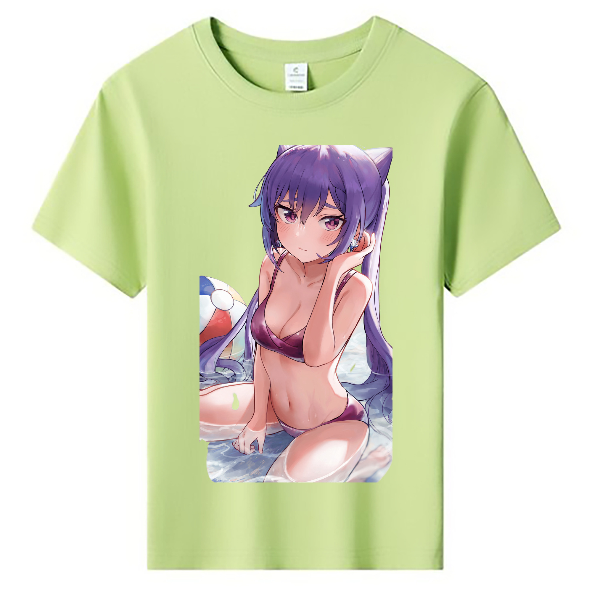 げんし神 刻晴 こくせい genshin Kokusei 綿100％キッズTシャツ（フロントプリント）
